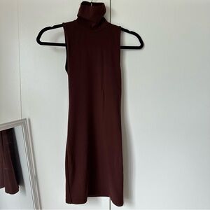 Zara Turtleneck Sleeveless Dress